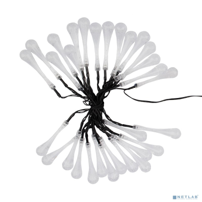 Rexant 602-239 Каскад Lamper Сталактит LED 5 м с аккумулятором и выносной солнечной панелью 1 м, IP65, 2 режима работы (мигание и постоянное)