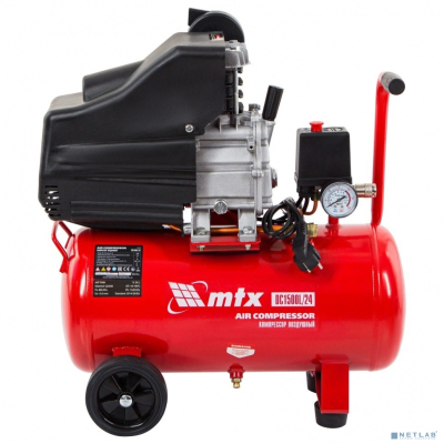 MTX Компрессор воздушный DC1500L/24, 1,5 кВт, 24 л, 210 л/мин// MTX [58003]