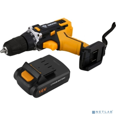 Аккумуляторная дрель-шуруповерт 16В DEKO DKCD16FU-Li [063-4098]