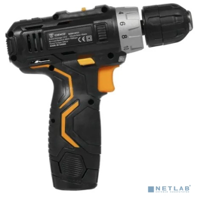 Аккумуляторная дрель-шуруповерт DEKO GCD12DU3 в кейсе + набор 104 инструмента для дома, 12В, 2х1.5Ач