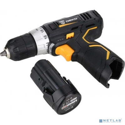 Аккумуляторная дрель-шуруповерт DEKO GCD12DU3 SET5 Li-Ion в кейсе + набор инструментов 92 шт, 12В, 2х2.0 Ач, з/у [063-4148]