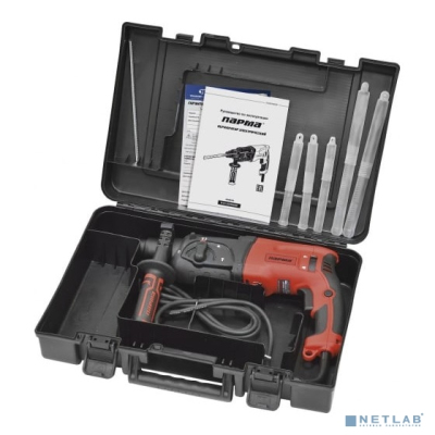 Перфоратор ПАРМА П-01-24/900ЭР [02.027.00003] { 900Вт,3-х реж,2,6Дж,SDS-plus, рег.об.,рев, пл.пуск,рук.Эрго+)(5ш/к) }