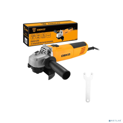 Углошлифовальная машина DEKO DKAG1250, 125мм, 1250 Вт[063-4174]