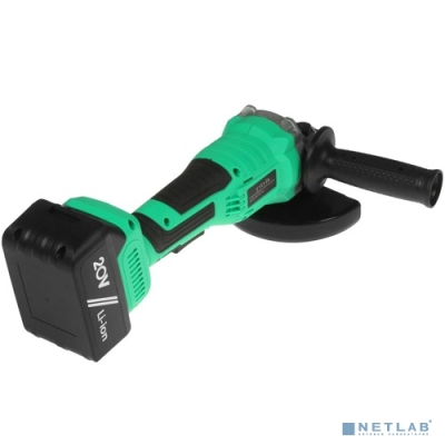 Углошлифовальная машина Zitrek AG 20 Pro { 125мм, 20B, Li-Ion аккум. 4 A ч - 1шт, ЗУ, кейс } [063-4066]