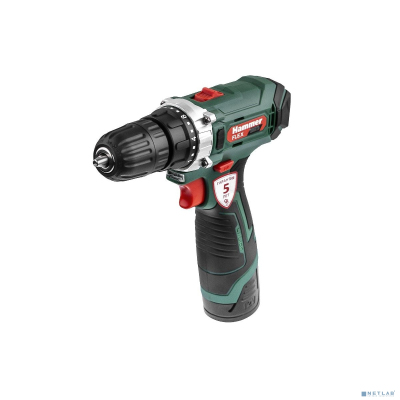 Hammer Flex ACD12CS Аккум.дрель [645151] { 12В 1x1.5Ач LiION 10мм 0-350/0-1400об/мин 26Нм }