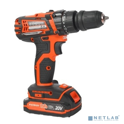 PATRIOT BR 203UES Дрель-шуруповерт [180201203] { 2 скор. две батареи Li-Ion, зарядка за 1 час, двусторонняя бита, кейс }