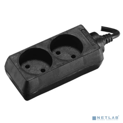 ARTSTYLE CL-C23B Сетевой удлинитель (черный, 2 гнезда, длина провода 3м, 220В, 10А, без заземления, без выключателя)