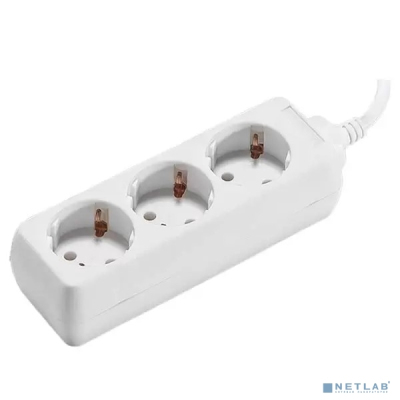 ARTSTYLE CL-C33GW Сетевой удлинитель (белый, 3 гнезда, длина провода 3м, 220В, 16А, с заземлением, без выключателя)