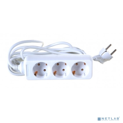 ARTSTYLE CL-C35GW Сетевой удлинитель (белый, 3 гнезда, длина провода 5м, 220В, 16А, с заземлением, без выключателя)
