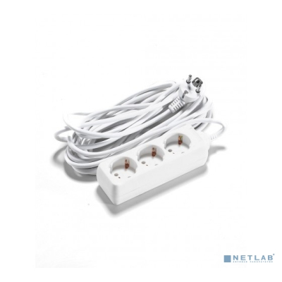 ARTSTYLE CL-C37GW Сетевой удлинитель (белый, 3 гнезда, длина провода 7м, 220В, 16А, с заземлением, без выключателя)