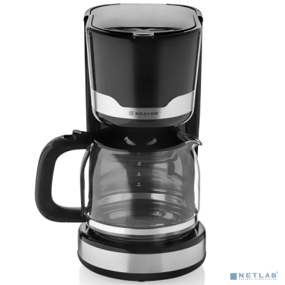 BRAYER 1120BR Кофеварка, 1000 Вт, 1,5 л., съемный фильтр, поддержание t