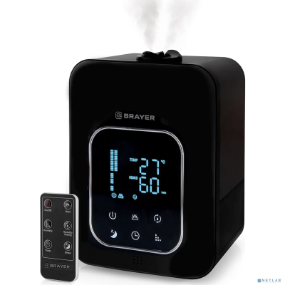 BRAYER 4703BR Увлажнитель ультразвуковой 4,5 л, 25 м,( 40-80%), таймер, дисплей, 15 ч., пульт