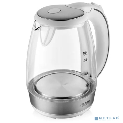 FIRST 5404-2-WI Чайник, 1.7л, 2200Вт, серый