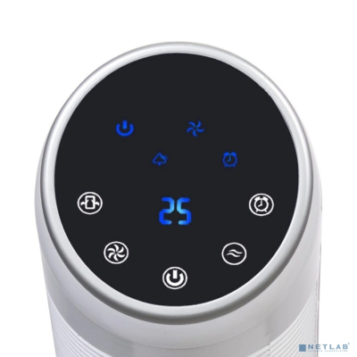 FIRST FA-5560-3 White Вентилятор напольный, Мощность 60 Вт.Пульт дистанционного управления, белый