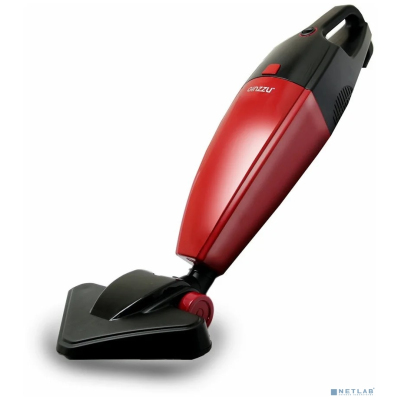 Ginzzu VS121 Пылесос вертикальный, контейнер, 1200 Вт, черно/красный