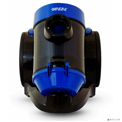 Ginzzu VS427 blue Пылесос, 1800 Вт, циклонный фильтр, черный/синий