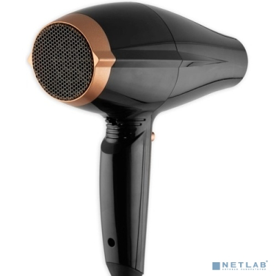 KRAFT KF-HD2210ADBL Фен, 2200Вт, черный/коричневый