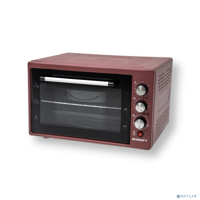 KRAFT KF-MO 3800 R Мини-печь, 38 л, красный