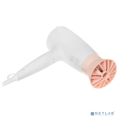 PHILIPS BHD300/00 Фен,1600 Вт, 3 режима, насадка ThermoProtect, концентратор, шнур 1,8 м. Цвет: белый с розовым.