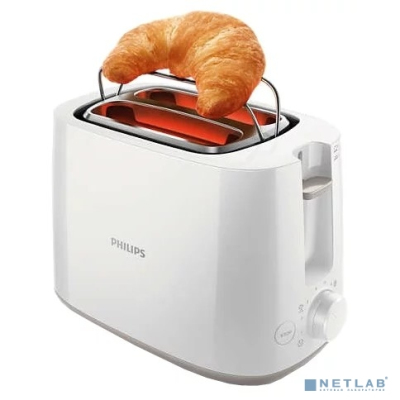 PHILIPS HD2581/00 Тостер, 830Вт, белый
