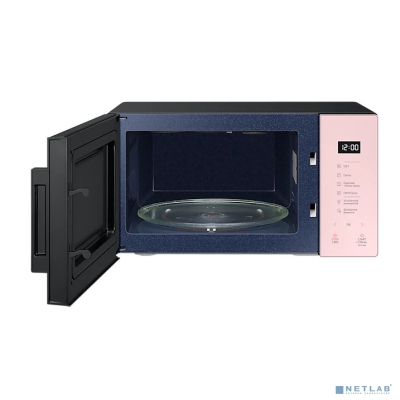 Samsung MG23T5018AP/BW Микроволновая печь, 23л, 800Вт, розовый