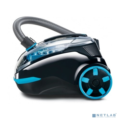 THOMAS 786553 DryBox Пылесос , циклонный фильтр, 1700 Вт, чёрный/ голубой