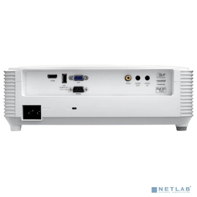 Optoma EH334 Проектор {Full 3D;DLP, Full HD(1920x1080), 3600 ANSI Lm, 20000:1,16:9; TR=1.47:1 - 1.62:1; HDMI (1.4a 3D support) + MHL; VGAx1; Composite; AudioIN x1; VGA Out; Audio Out 3.5mm; RS232; USB