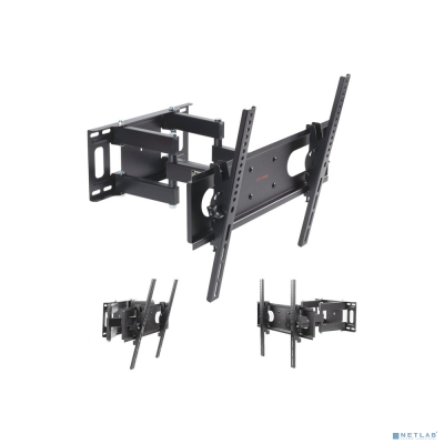 Arm Media PT-16 черный 22"-65" макс.40кг настенный поворотно-выдвижной и наклонный