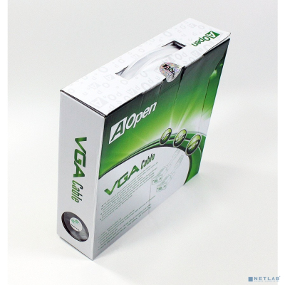Aopen Кабель монитор-SVGA card (15M-15M) 20м 2 фильтра Aopen/Qust <ACG341AD-20M>