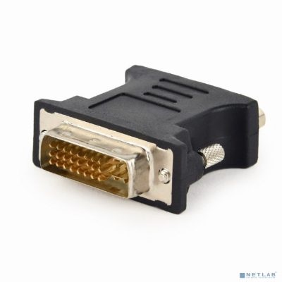 Cablexpert Переходник DVI-VGA, 29M/15F, черный, пакет (A-DVI-VGA-BK)