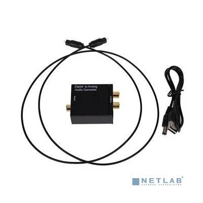 Espada Аудио конвертер Toslink+RCA(Coaxil) to 2x RCA (analog) (EDH-TR/R) (42585)