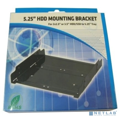Espada EAC52535-2S, Переходник (крепление) для HDD 2х2,5" или 3,5" в отсек 5,25"