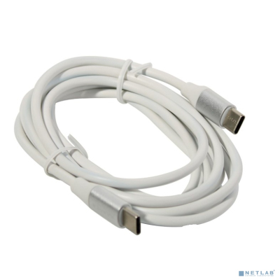 Harper Type-C - Type-C, SCH-772 white (Кабель (ПВХ) для зарядки и синхронизации 2A, Быстрая зарядка, Power Delivery 60W)