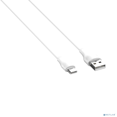 LDNIO LS553/ USB кабель Type-C/ 3m/ 2.1A/ медь: 152 жилы/ Плоский/ White