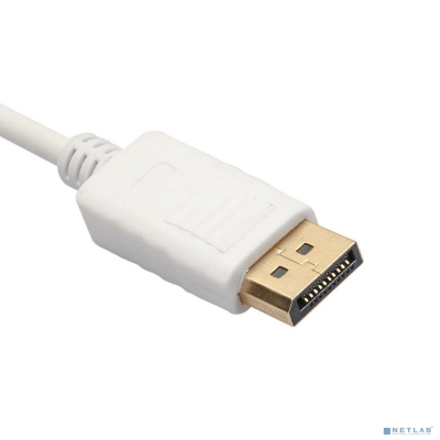 ORIENT Кабель-адаптер DisplayPort M C309W -> HDMI/ DVI-I/ VGA, длина 0.2 метра, белый (30742)