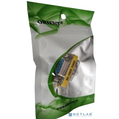 ORIENT C809, Переходник разъема COM RS232 DB9M - DB9F (30809)