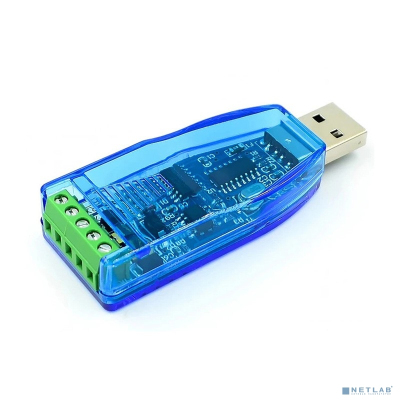 ORIENT UAS-105, адаптер USB Am to RS485, винтовой разъем 5 конт. (WCH CH340, поддерж.Win 8.x/10) (31328)