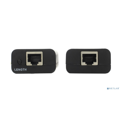 ORIENT VE044, HDMI extender (Tx+Rx), активный удлинитель до 60 м по витой паре Cat5e/6, HDMI 1.4а, 1080p@60Hz/3D, HDCP, питание от внешнего БП 5В/1А, встроенные кабели HDMI M (31094)