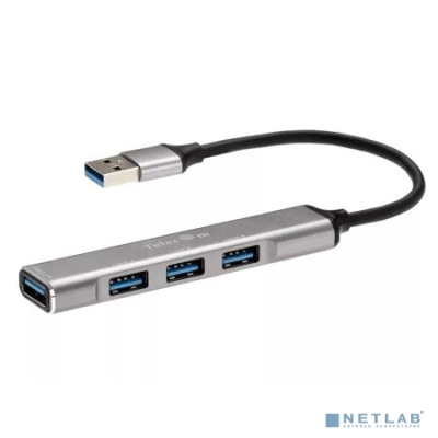 Telecom <TA308U> Переходник USB 3.0 -->USB3.0+3 USB2.0, Aluminum Shell, 0.2м [7958820049743]