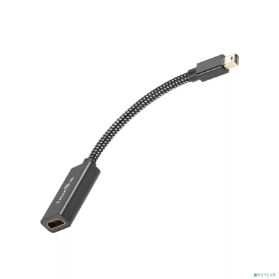 Telecom <TA663> Адаптер miniDP-M --> HDMI-F 4K@120Hz, 8K@30Hz, оплетка, 0.15м [7958820049842]