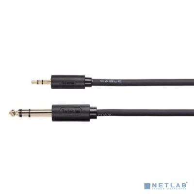 Telecom <TAV6165-3M> Кабель-адаптер 3.5ST(M)/6.35 ST(M), 3м, PRO [7958820049941]