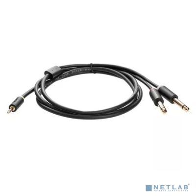 Telecom <TAV6168-1.5M> Кабель-адаптер 3.5ST(M)/2X6.35 ST(M), 1.5м, PRO [7958820049972]