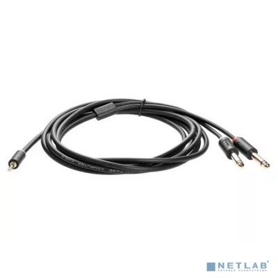 Telecom <TAV6168-3M> Кабель-адаптер 3.5ST(M)/2X6.35 ST(M), 3м, PRO [7958820049989]