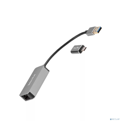 Telecom <TU325M> Кабель-переходник USB 3.0-->RJ-45 2.5G Ethernet, and TypeC адаптер 0.15м [7958830275002]