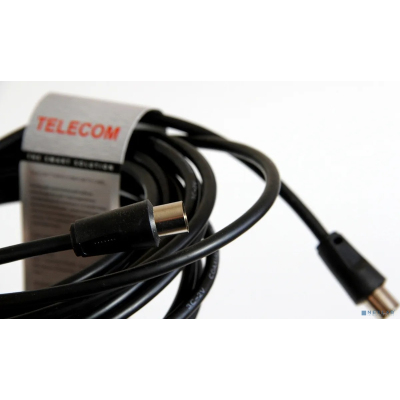 Telecom TTV9555-10M Кабель соединительный антенный 9.5mm, 75Ом,ТВ-М-->ТВ-M, 10m, Telecom (TTV9555-10M)[6926123462430]