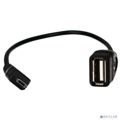 VCOM CU280 Кабель-переходник OTG MicroUSB-->USB-Af 0,2m[4895182215412]