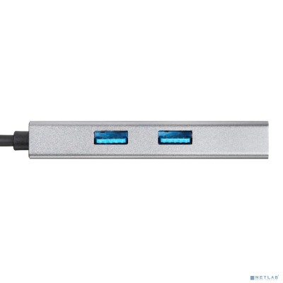 VCOM CU459 Адаптер Type-Cm --> RJ-45+2USB3.0(f) + PD100 Вт Alum Shell VCOM <CU459>