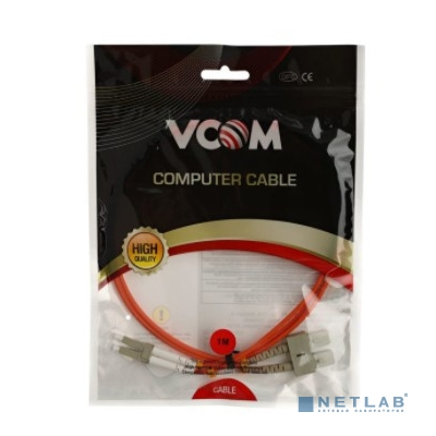 VCOM VDU302-1M Оптический шнур LC-SC,UPC,многомодовый,Duplex, VCOM <VDU302-1M>