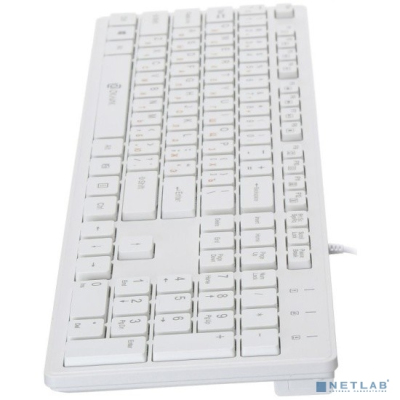 Клавиатура Oklick 500M белый USB slim Multimedia [1061586]