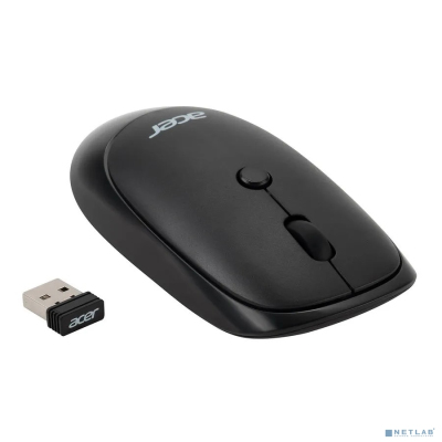 Acer OMR137 черный оптическая (1600dpi) беспроводная USB (3but)